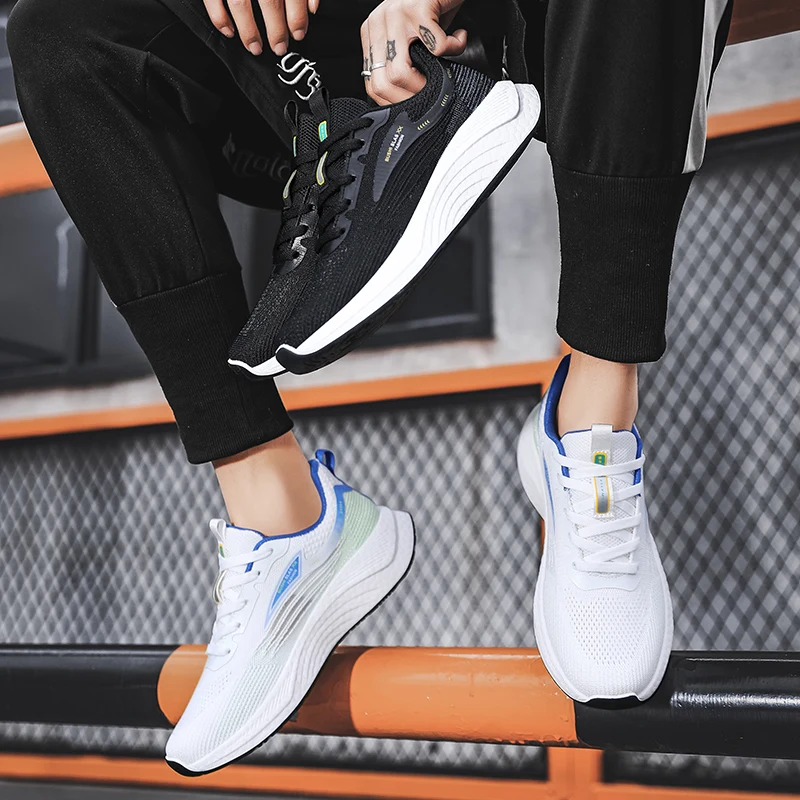 Fashion Sneakers Male Casual Shoes for Men Breathable Running Shoes Spring Street Jogging Shoes Man Zapatillas de Hombre Tenis