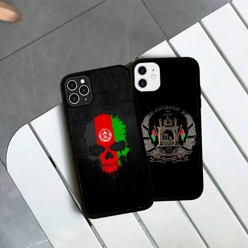 

Afghanistan Flag Phone Case Silicone PC+TPU Case for iPhone 11 12 13 Pro Max 8 7 6 Plus X SE XR Hard Fundas
