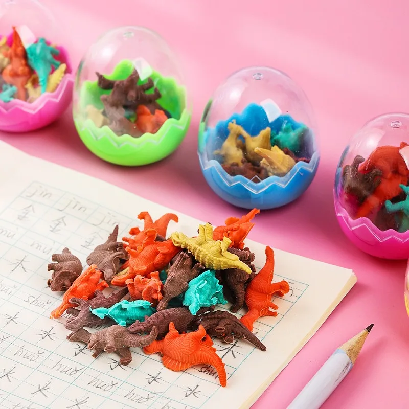 Резиновый Мини-ластик в коробке виде динозавра