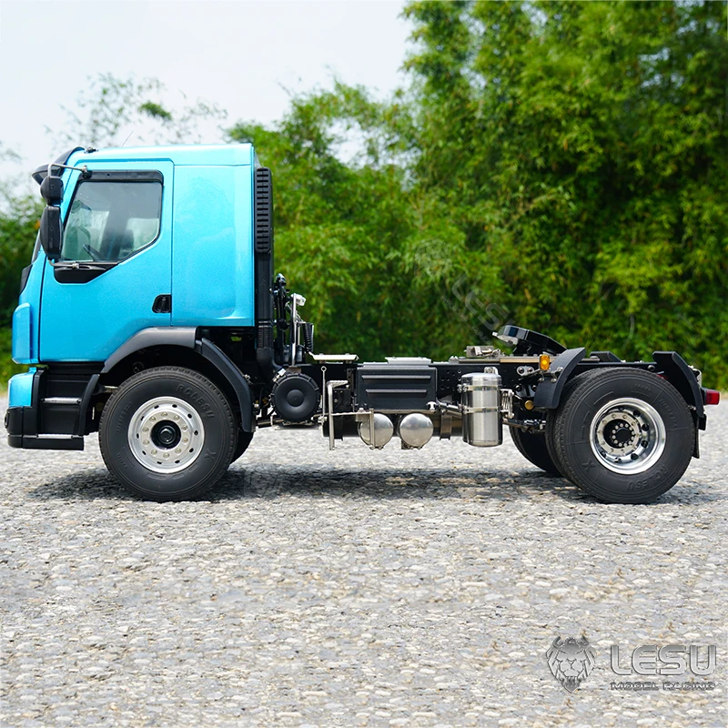 LESU 1/14 тягач с дистанционным управлением 4*4 для RC VM DIY Tamiyaya модель прицепа