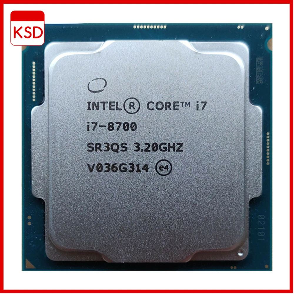

Intel Core i7-8700 i7 8700 3.2 GHz Six-Core Twelve-Thread CPU Processor 12M 65W LGA 1151