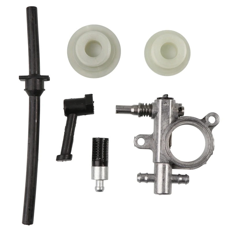 

C7AD Chainsaw Part Oil Pump Filter Pipe Hose Line Worm Fit for Chinese 25CC 2500