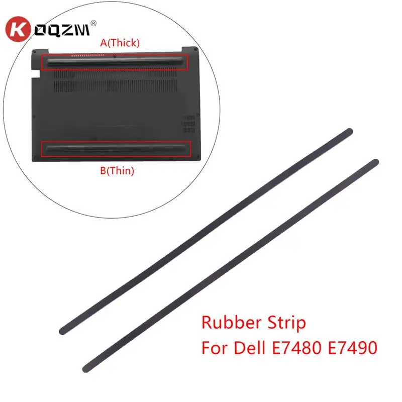 

1Pc/2Pcs Rubber Strip Laptop Bottom Shell Cover Foot Pad For Dell E7480 E7490 Non-Slip Bumper Feet Strips