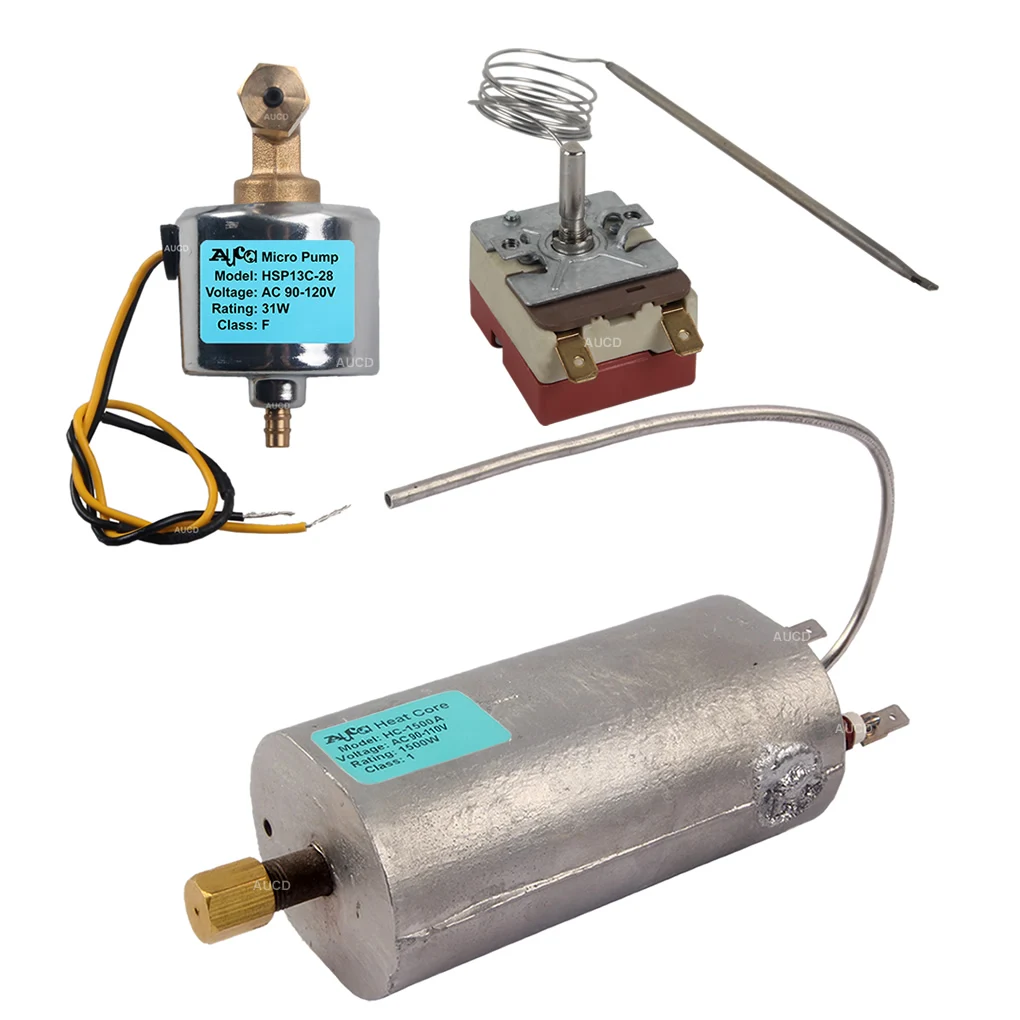 40DCB 31W Micro Oil Pump 1500W Heat Rod Temperature Controller Sensor Atomization Fog Machines Smoke Thrower Fogger Maker Parts
