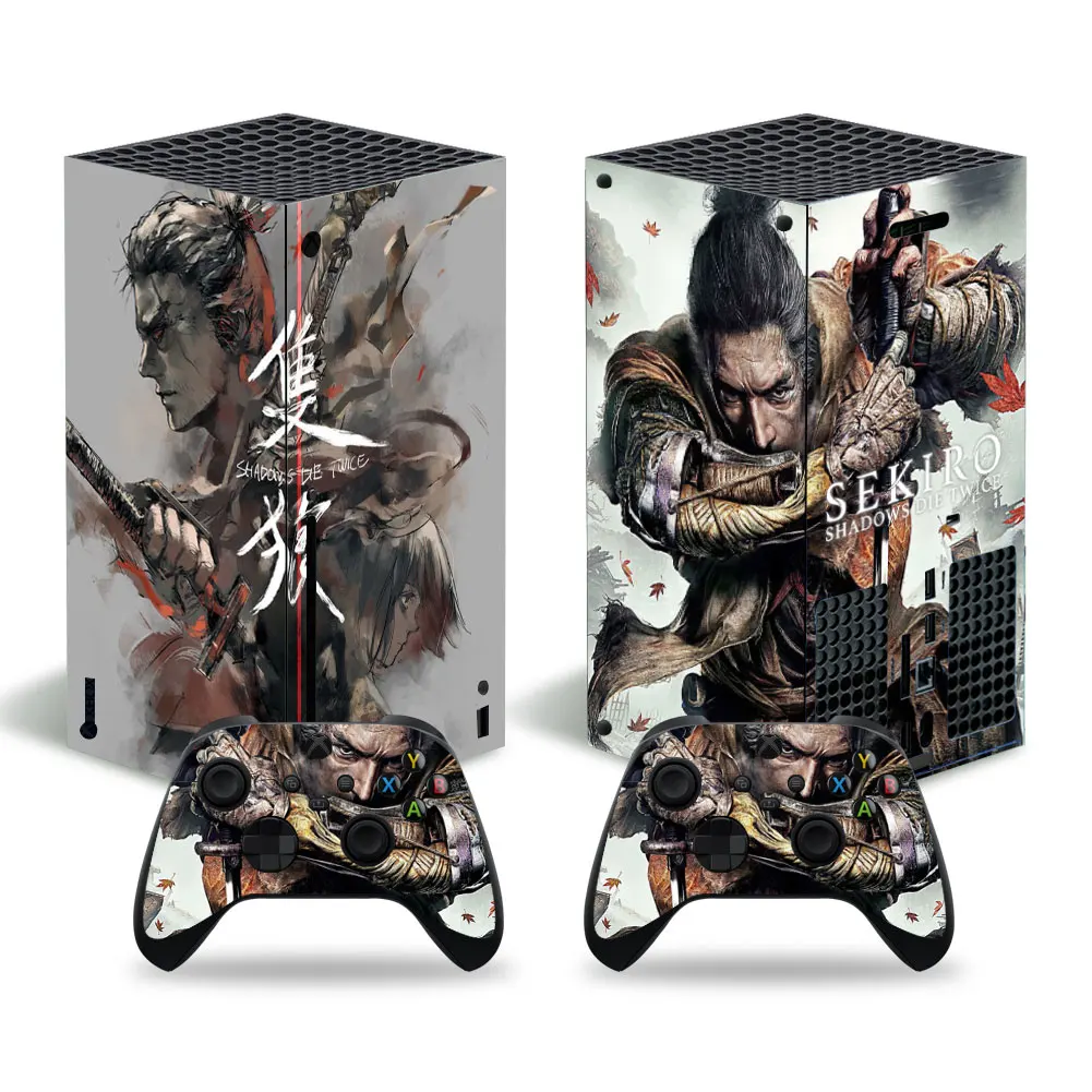 Наклейка для консоли Xbox серии X и 2 контроллера