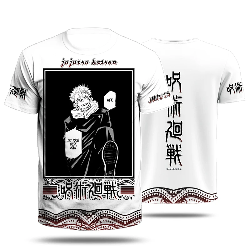 

Newest Crew Neck 3D T Shirt Cotton Unisex Loose Versatile Classic Top 1W55