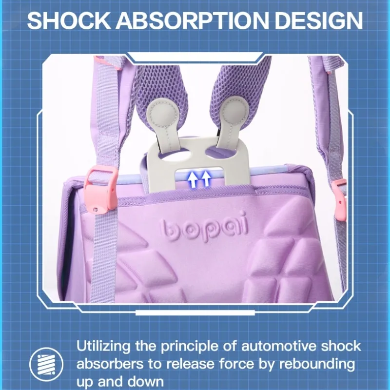 BOPAI оптовая продажа легкие стильные нейлоновые этикетки для девочек