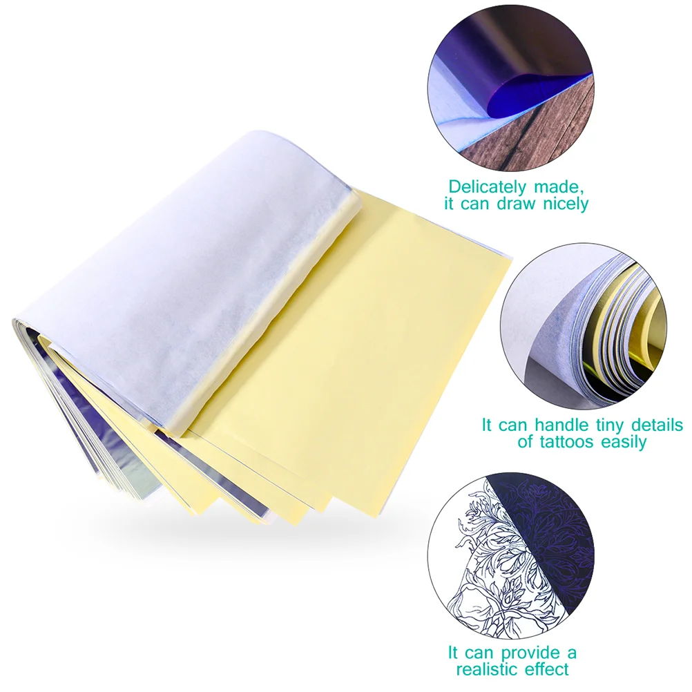 

40PCS A4 Transfer Paper Heat Transfer Paper Green Transfer Paper Supplies for Lady Men