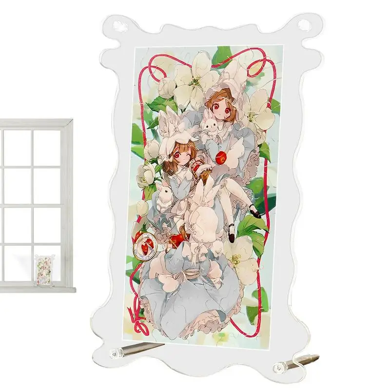 

Cute Animal Creative Puzzle Acrylic Bottle Standee Creative Puzzle Gift Set Flower Fairy/Drift Bottle/Fish Tank For Home Decor