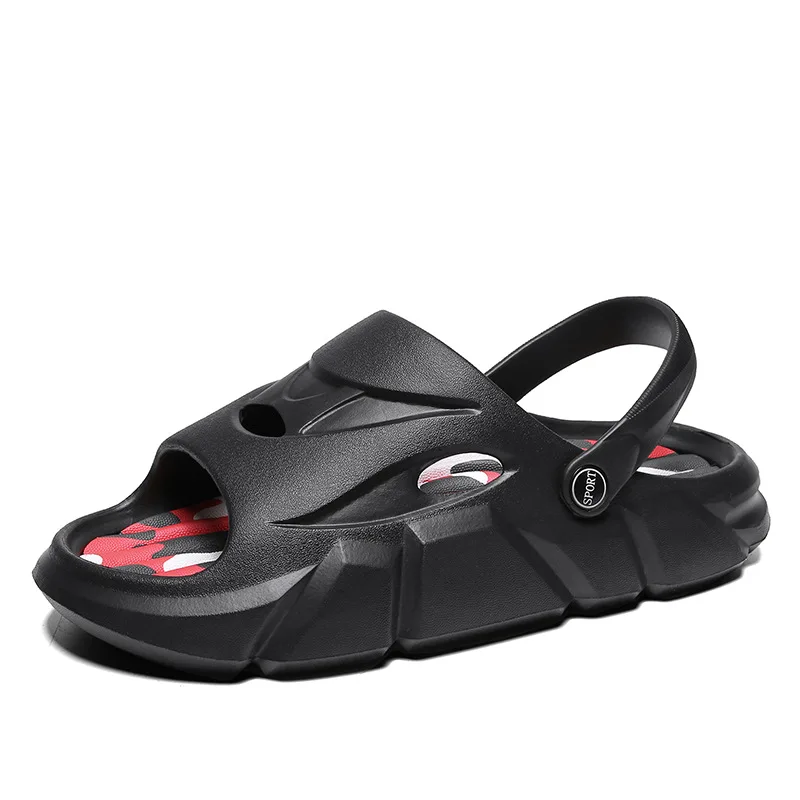 Нося спортивные сандалии летом Новые Домашние противоскользящие мужские для