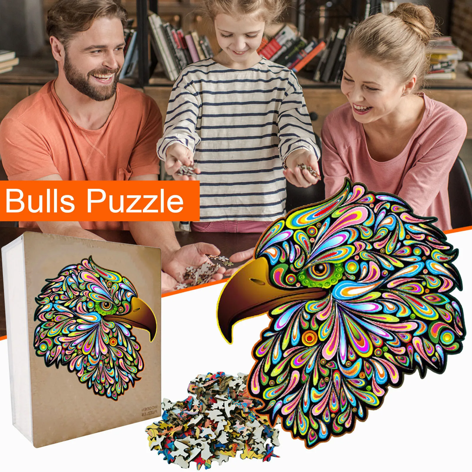 

18300 3000 Head Kids Gift for Animal Puzzle Animal Adults Pieces and Shape Wooden Puzzle Toy