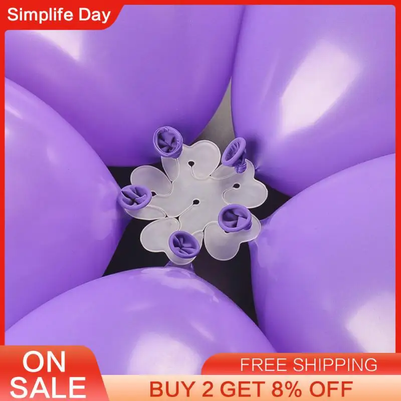

Globos Balloon Clip Flower Modelling New Plum Clip Home Accessories Tools Flower Clip Background Practical Plastic