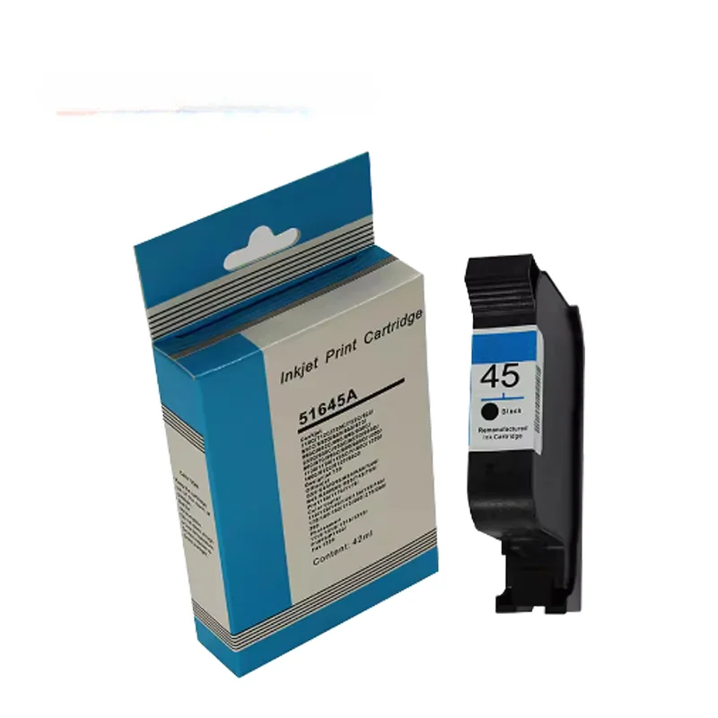 Чернильный Картридж для струйного плоттера HP45 с черными чернилами 51645A 45 45a
