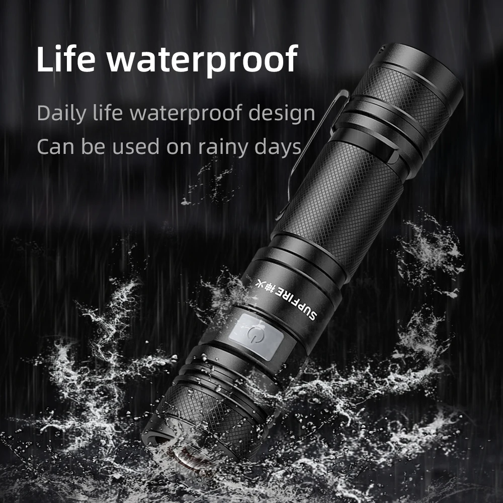 

Portable Super Bright Torch Zoom Household Outdoor Lighting Led Strong Light Flashlight USB Charging Camping Fishing Lanterna