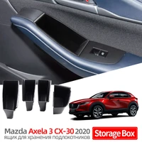 car central armrest storage box for mazda axela 3 cx 30 2020 abs organizer console case interior decorative accessories