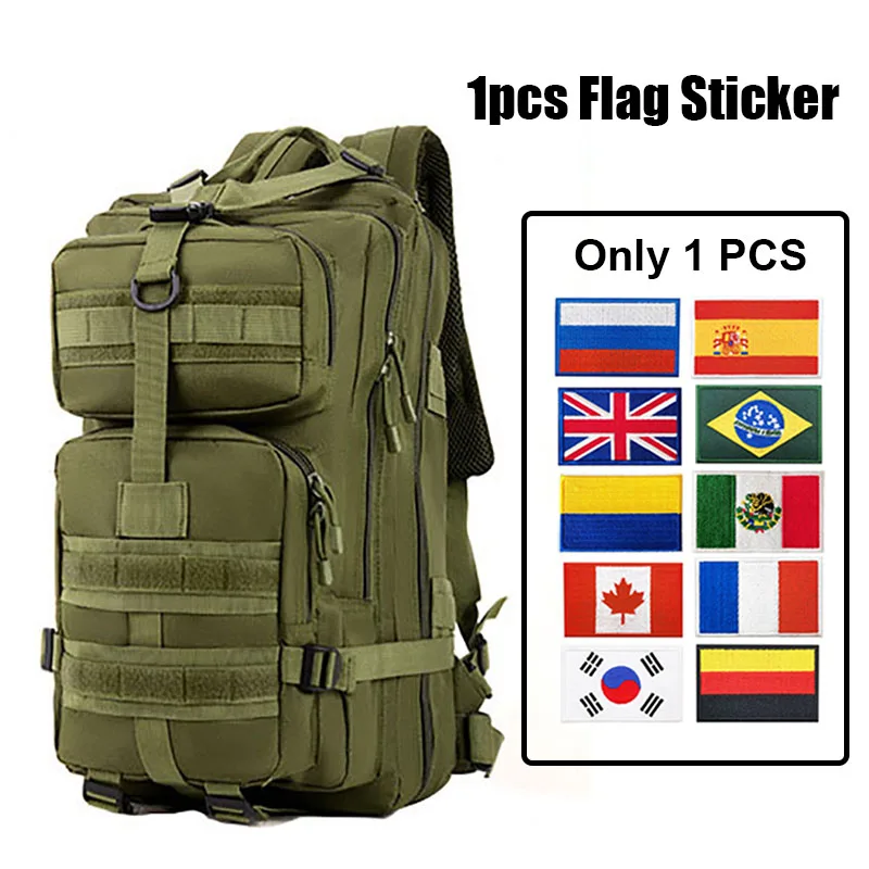 

Molle Bag High Capacity 35L Tactical Backpack Male 3P Military Outdoor Camping Mountaineering Hiking Rucksack Medium Size