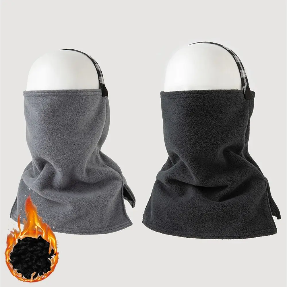 Модный мягкий флисовый шейный теплый плюшевый Толстый Лыжный шарф-трубка маска