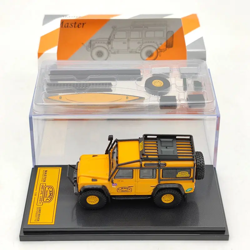 Мастер 1:64 л ~ R Defender 110 Camel Cup коллекция литье под давлением игрушки модели