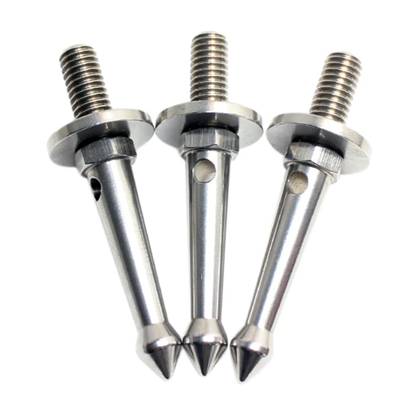 

3Pcs Stainless 3/8 Inch Tripod Foot Spikes for Softer Looser Terrain Spikes for Gitzo/Manfrotto/Siri/Benro, Etc.Tripod