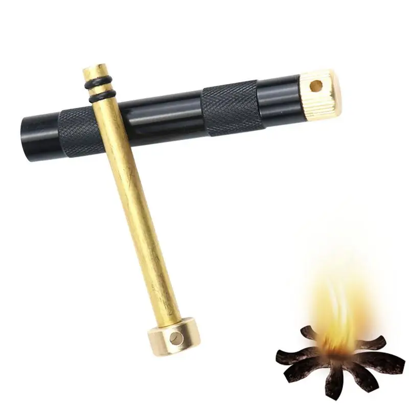 

Metal Fire Piston Piston Mini Survival Gear Portable Compressed Fire Tube For Outdoor Camping Travel