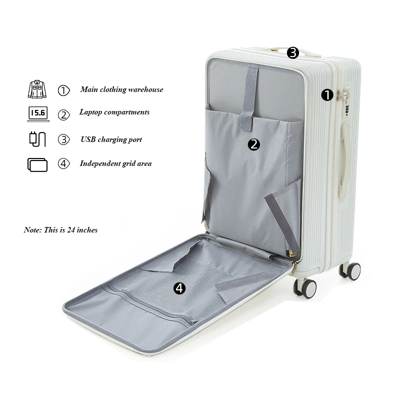 Luggage Female New 2023 Multifunctional 20 