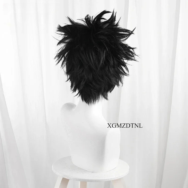 Аниме Кайдзю No. 8-го поколения Наруми парик для косплея черный белый цвет