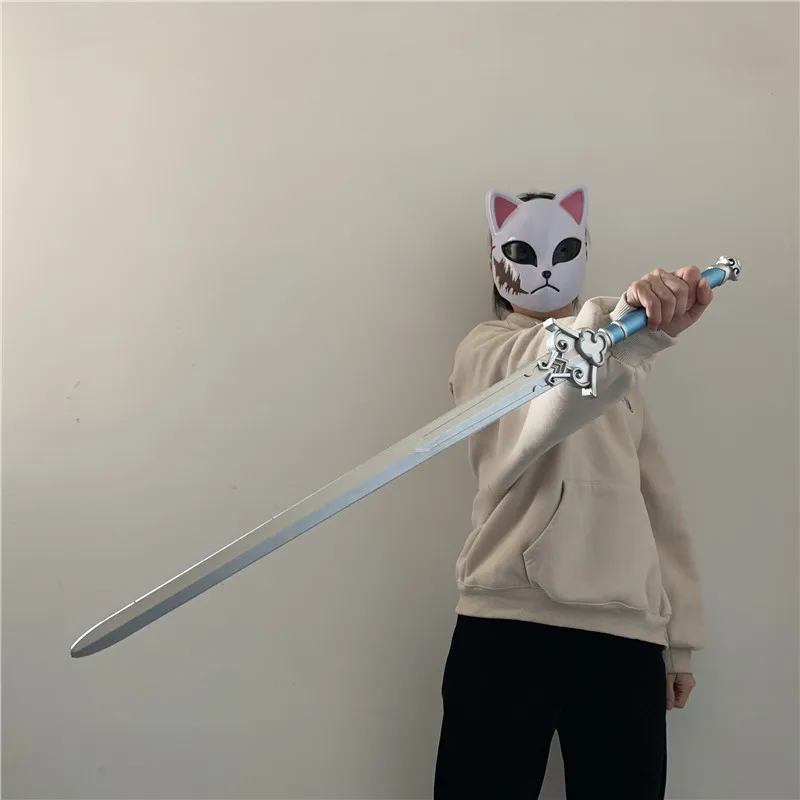 80 см MO DAO ZU Ши меч Lan Wangji оружие синий Sowrd Косплей 1:1 нож безопасности из ПУ аниме