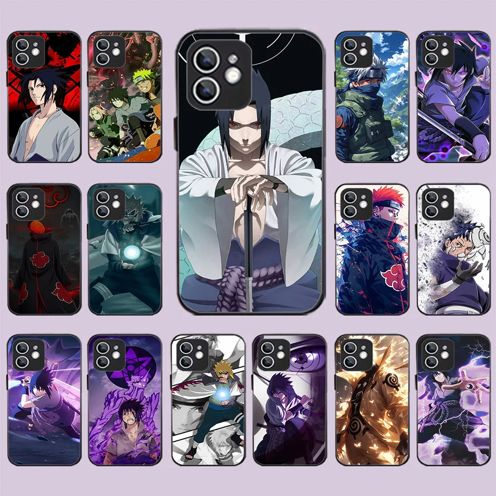 WRA-18 Narutos Черный гибкий чехол из ТПУ для Moto G9 10 20 22 30 31 40 41 42 50 51 52 60 71 100 Plus Power