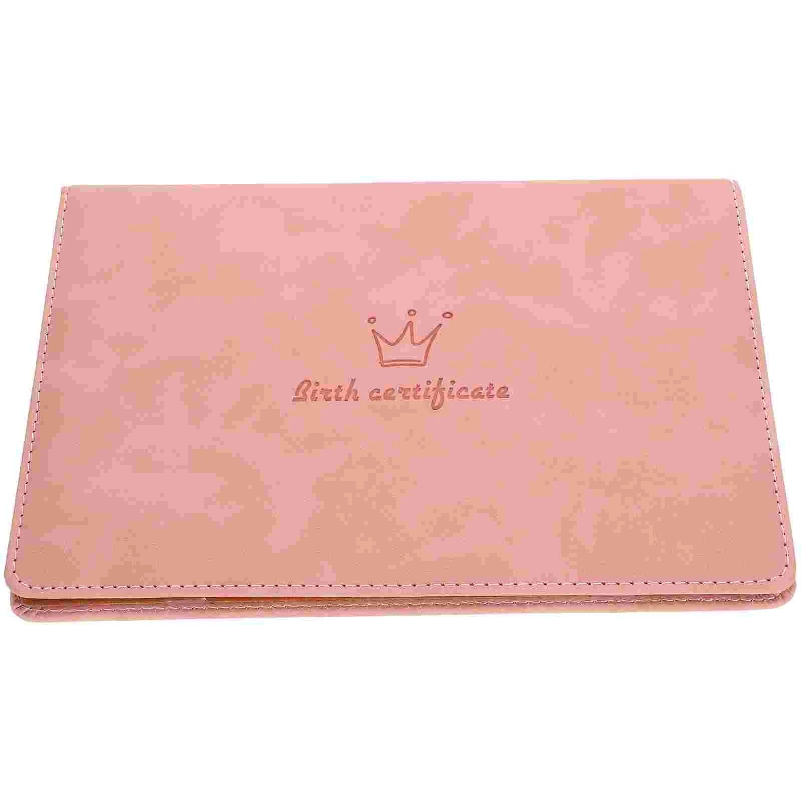 

Birth Certificate Cover Folder Cartoon Protector Document Important Organizer Holder Storage