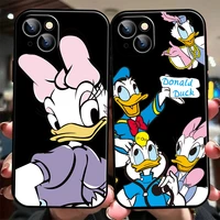 disney donald duck cartoon phone case for iphone 11 13 12 pro max 12 13 mini x xs xr max 5 6 7 8 plus silicone cover coque
