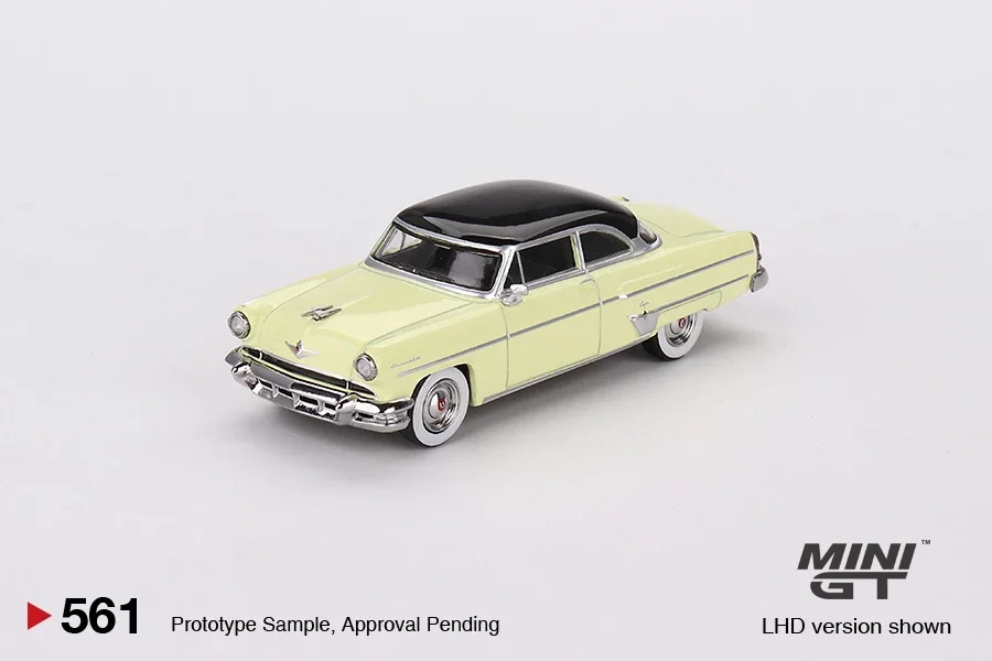 MGT 1:64Lincoln Капри 1954 Роскошная желтая модель литая автомобиля детские игрушки