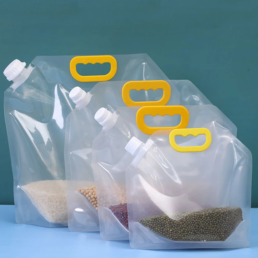 

Grains Sealed Bag Moisture-Proof Insect-Proof Transparent Thickened Portable Food-Grade Storage Bag Rice Packaging Storage Bag