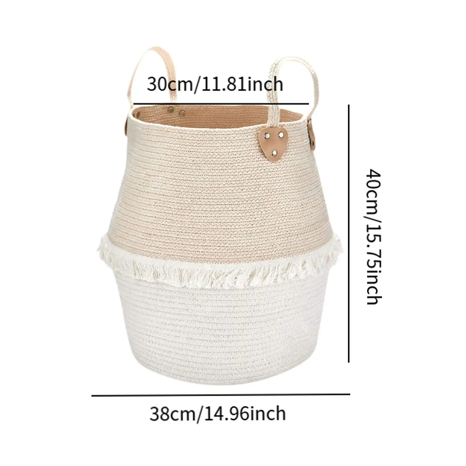 Корзина для белья корзина стирки складная детских игрушек большая тканая