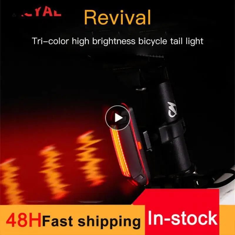 

Waterproof Bicycle Lamb Various Styles Bicycle Tail Lamp Led Tail Light Usb Charging Lamp Bicycle Equipment Warning Lights