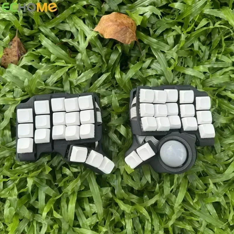 Комплект клавиатуры Charybdis с разрезом под заказ проводная клавиатура RGB Grey Wood V4/Legbog