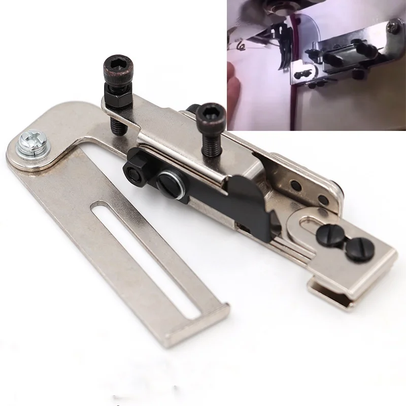 

1 Piece Upper Zipper Artifact Flat Car Synchronous Car Fixed Placket Line Zipper Setting Gauge Presser Foot Assistant