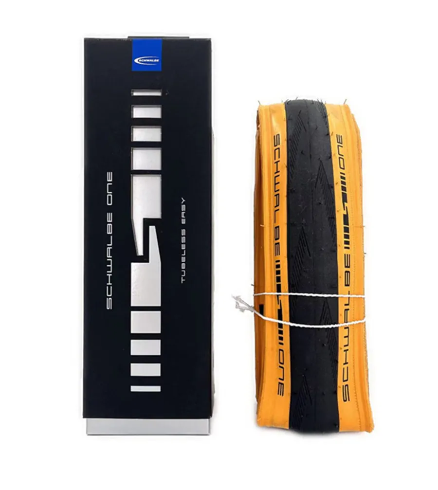 

Шины бескамерные для дорожного велосипеда Schwalbe, 700x2 5C/28C, желтые, складные, устойчивые к ударам, вакуумные, универсальные, для гоночных и доро...