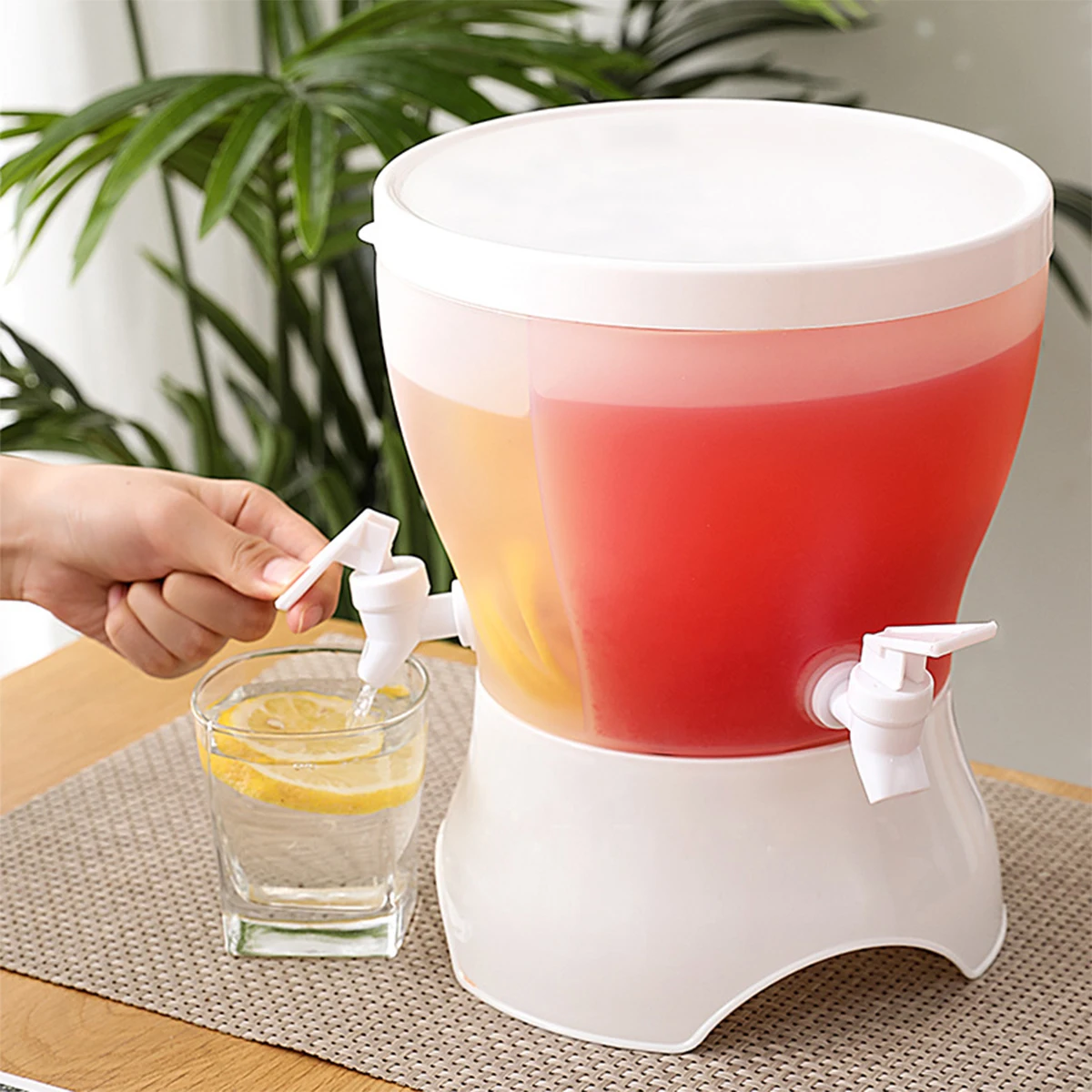 

Большой холодный чайник с краном, бутылка Lemonade, посуда для напитков, диспенсер для напитков, бытовые кухонные принадлежности