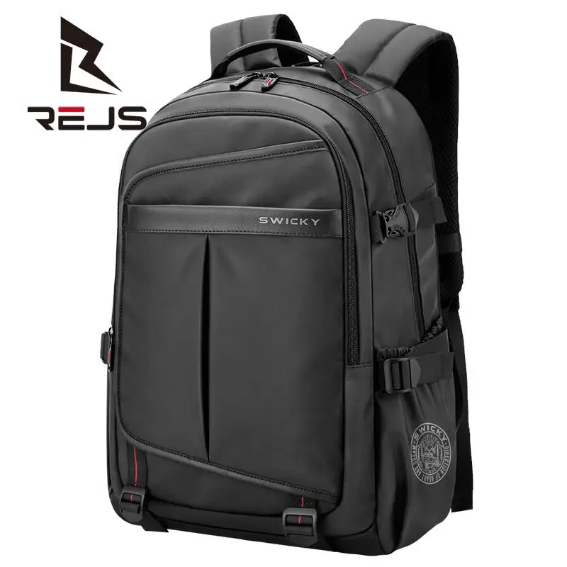 REJS Business Bag Men Backpack Travel Luxury Designer Brand Laptop Backpack Waterproof Male Backpack Fashion Casual Men's Bag
