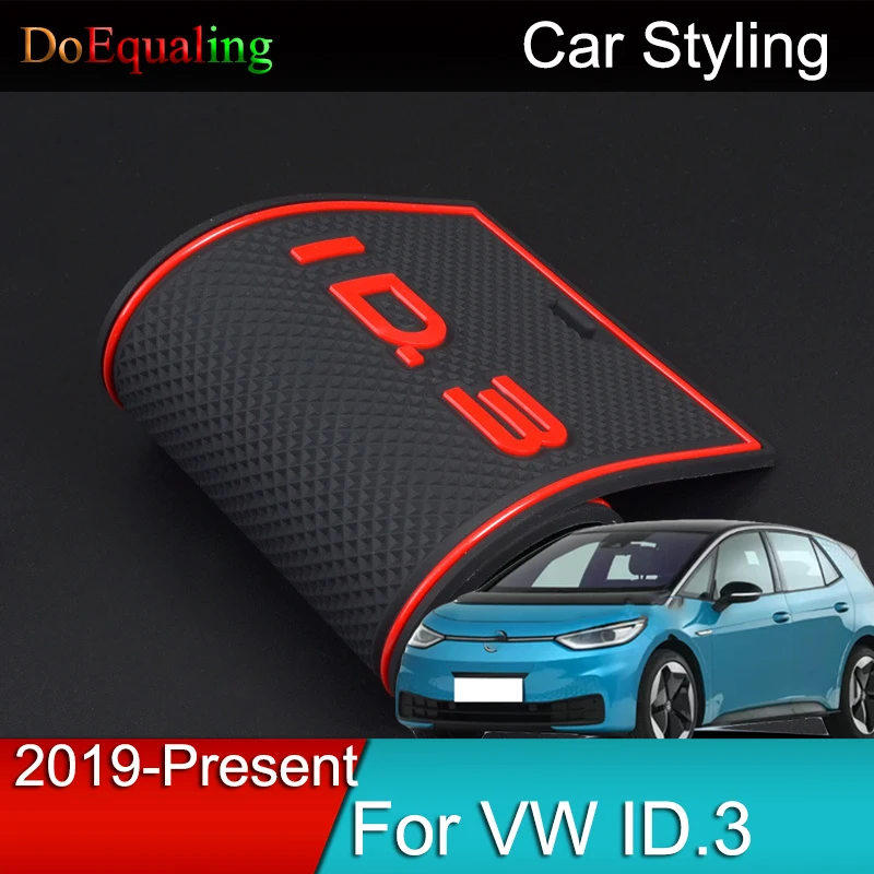 

For Volkswagen VW ID.3 ID3 1st Cupra Born 2022 2021 2020 2019 Door Slot Pad Water Cup Slot Storage Supplies Car Accessories