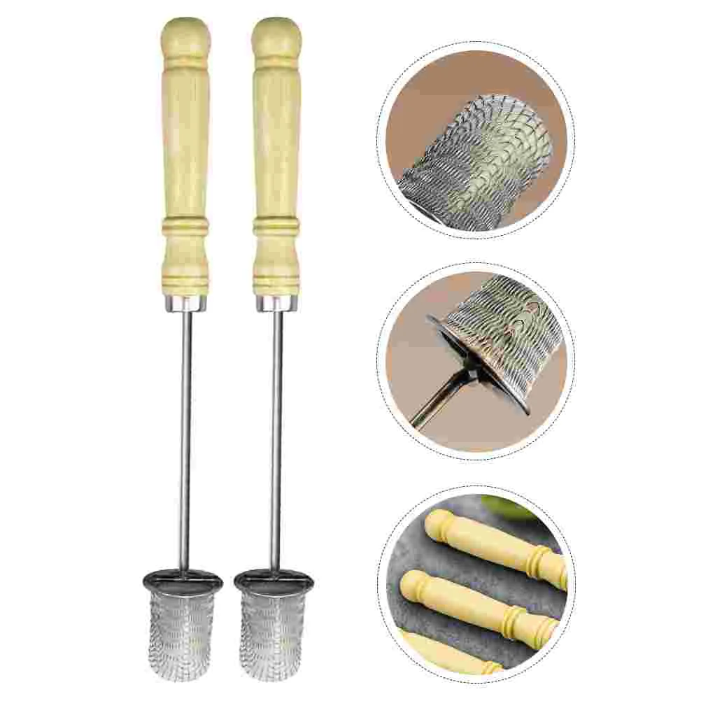 

2 Pcs Cupping Ignition Stick Reusable Cotton Swabs Rod Store Igniter Lighter Massaging Tool Wooden Accessory
