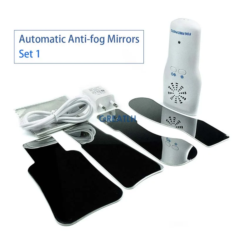 Dental Automatic Anti-fog Mirror for Oral Photography Reflector Defog Mirror Orthodontic Buccal Occlusal Lingual Dental Supplies