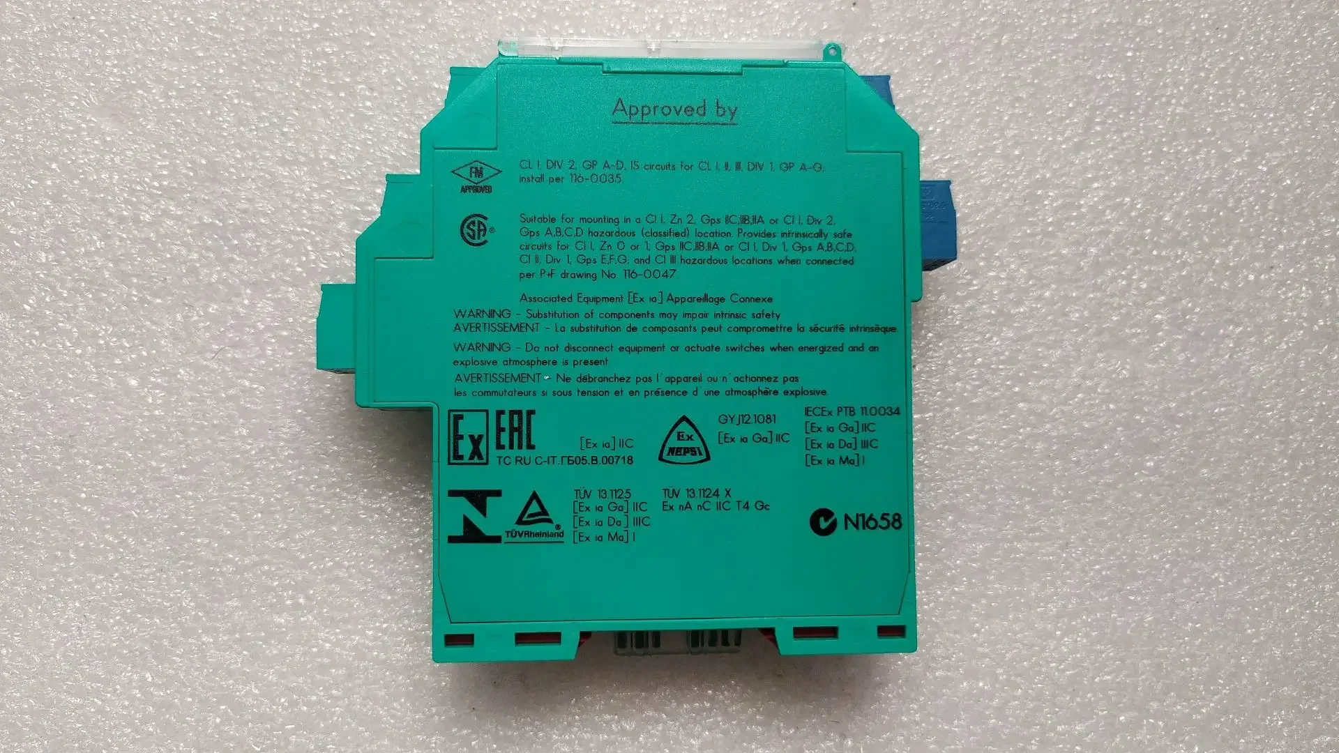 В наличии Новый и оригинальный Pep-perl + Fu-chs KFD2-SR2-EX2.W изолятор барьер NAMUR 24VDC DIN Rail 20-30VDC