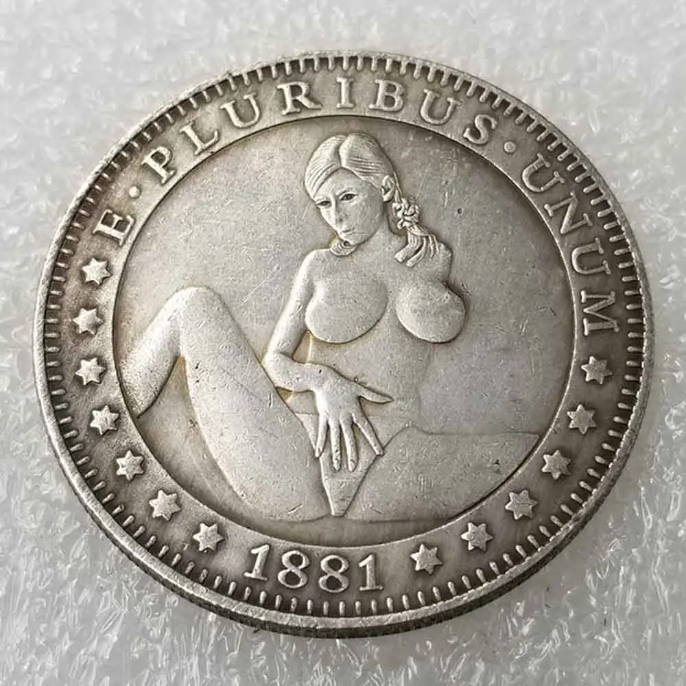1881 вечный Ангел Хобо никелевая старая монета-памятные старые монеты США-забавная
