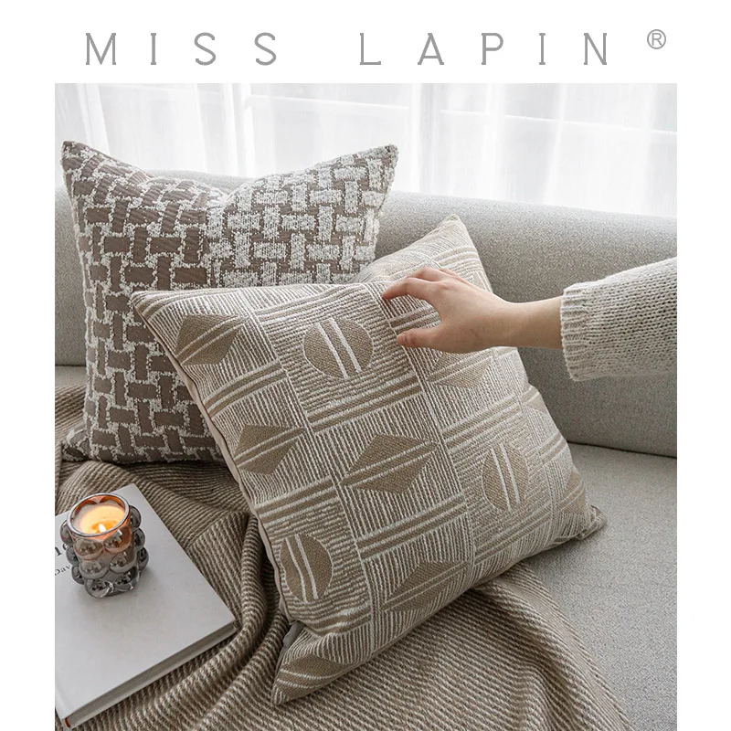 

Modern Interior Decor Throw Pillows Case High End Geometric Jacquard Cushion Covers Trending