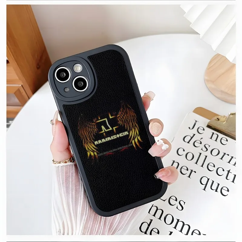 

KEIN ENGEL SEIN Phone Case For IPhone 14 13 12 11 Pro Max Mini X XR XS 6 7 8 Plus Mini 2022 Lambskin Silicone Shell Cover