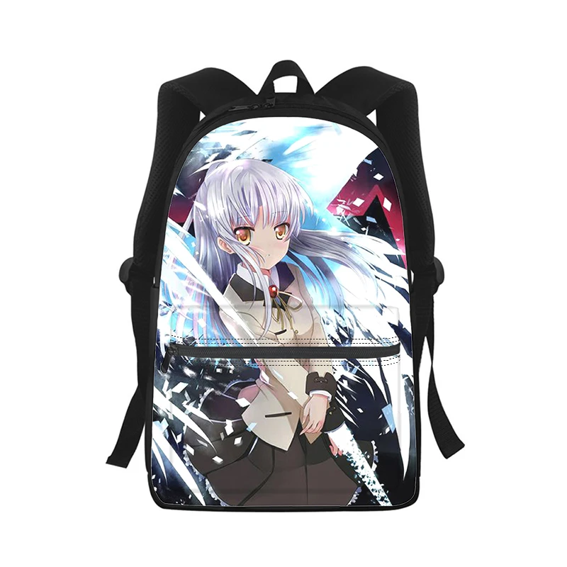Angel Beats Tachibana Kanade Men Women Backpack 3D Print Fashion Student School Bag Laptop Backpack Kids Travel Shoulder Bag