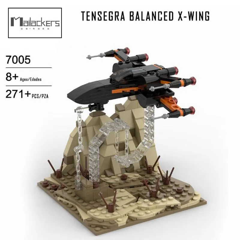 Строительные блоки Mailackers космическая война X-Fighter подвесные строительные DIY