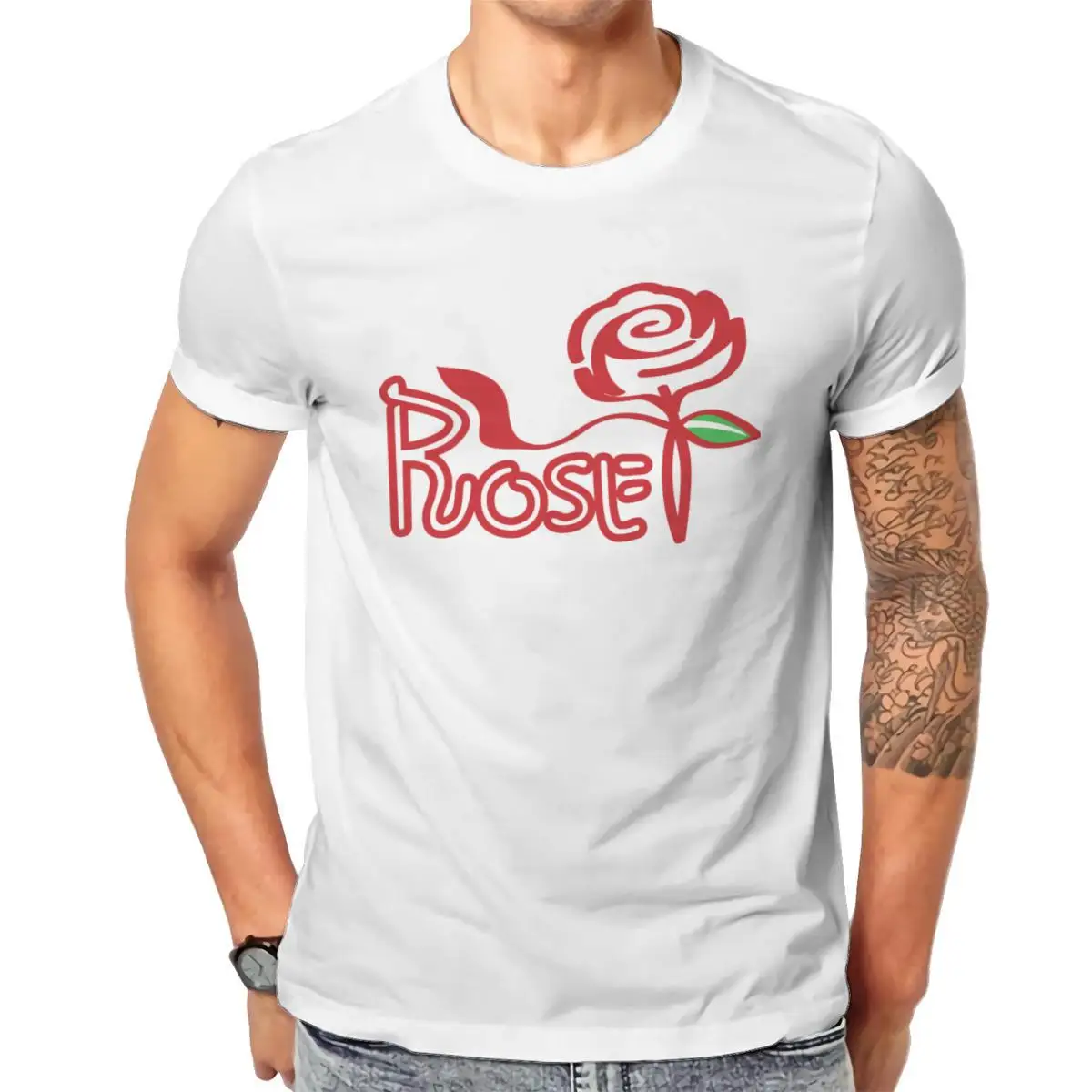 

Wholesale Rose Flower red Woman Aesthetic Relaxation Comfort Mens Clothes 124740