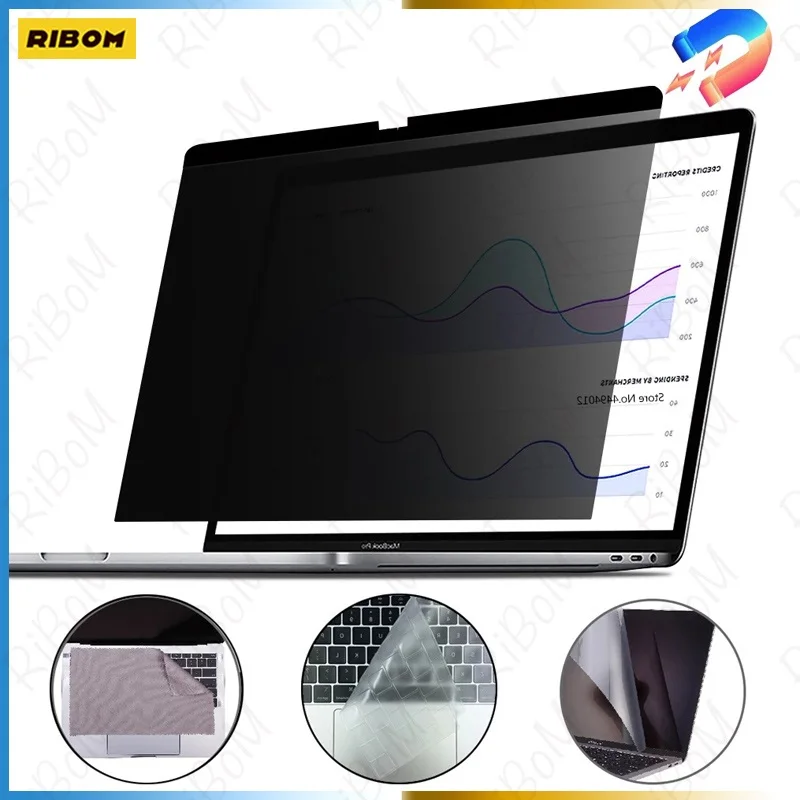 

New Laptop Privacy Filter For Apple Pro 16 2021 New A2485 Screen Protectors Film Removable Magnetic Privacy Filter Film